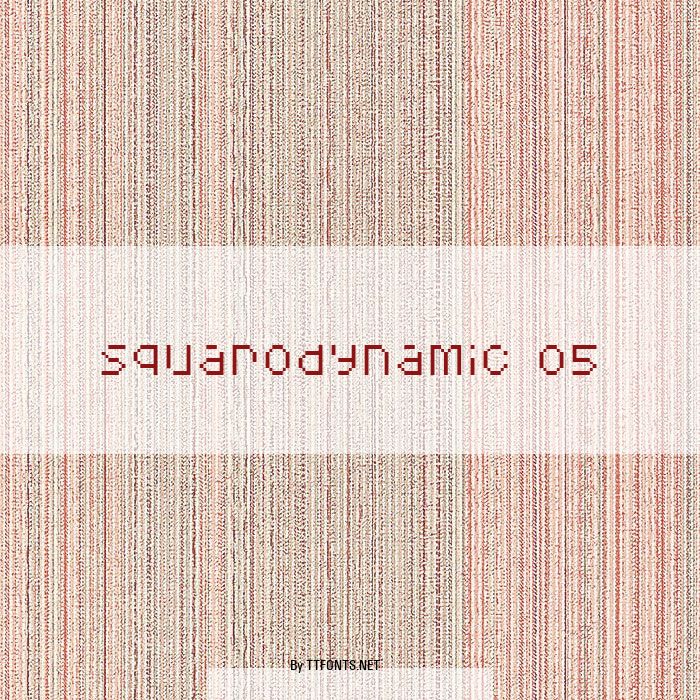 Squarodynamic 05 example